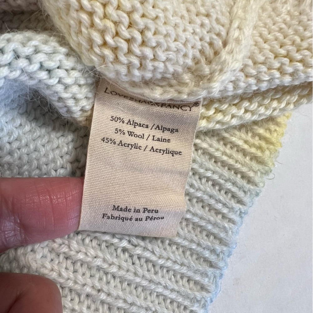 LoveShackFancy Pastel Multicolor Sweater - Picture 9 of 10